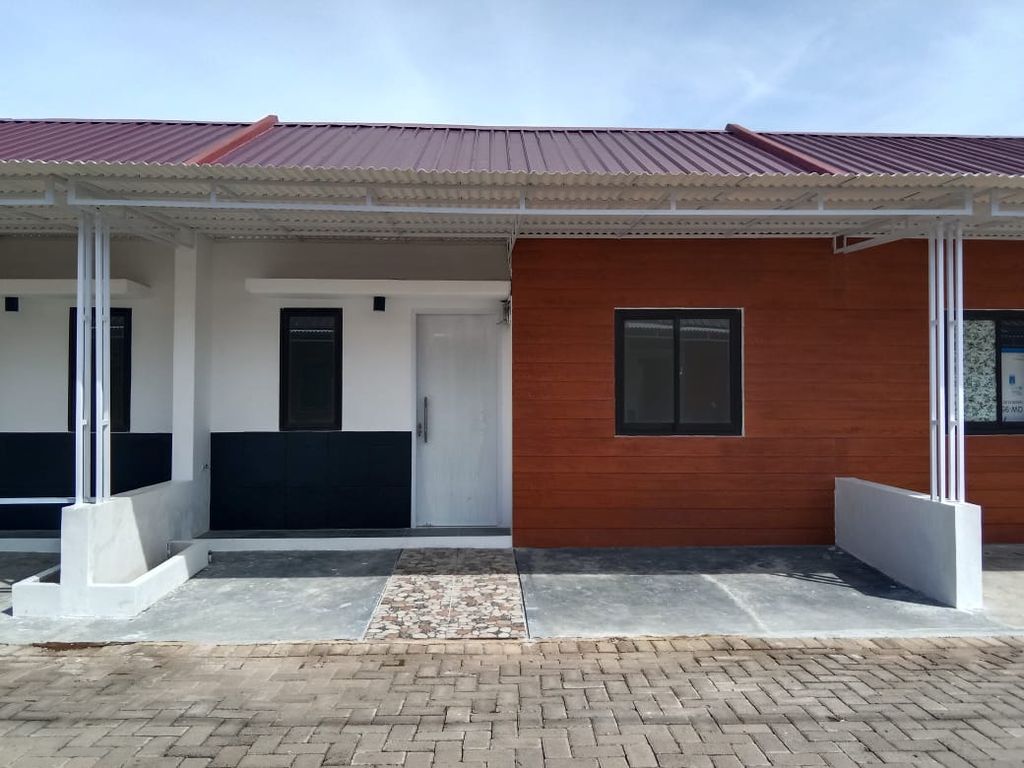 foto tampak rumah tipe 36 perumahan Semaya indah residence