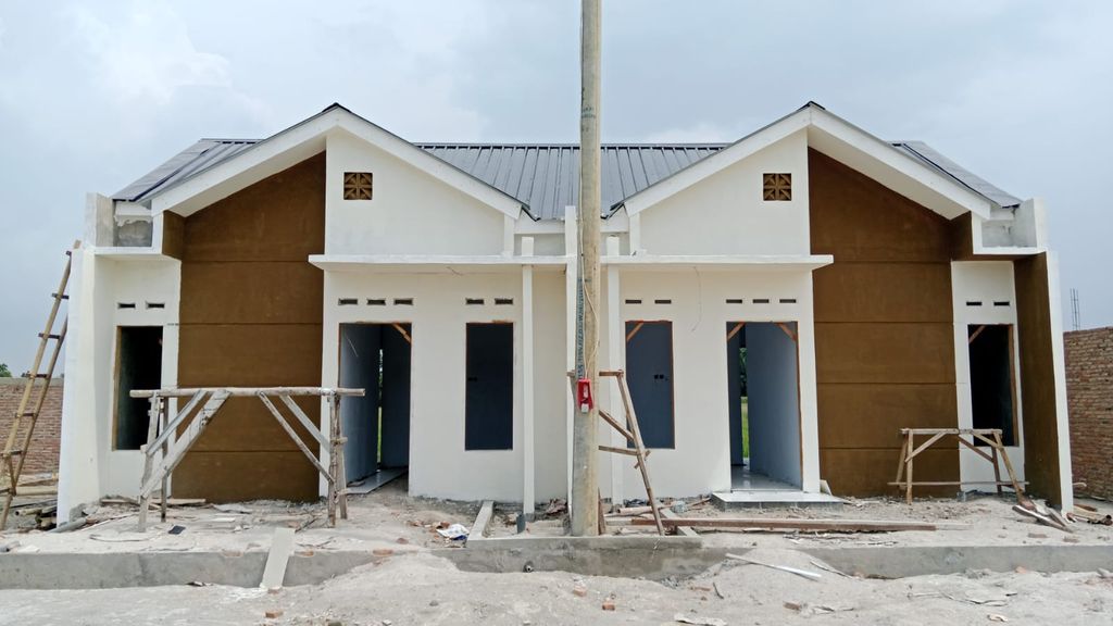foto tampak rumah tipe 36 perumahan PLATINUM GARDEN III TAHAP 4