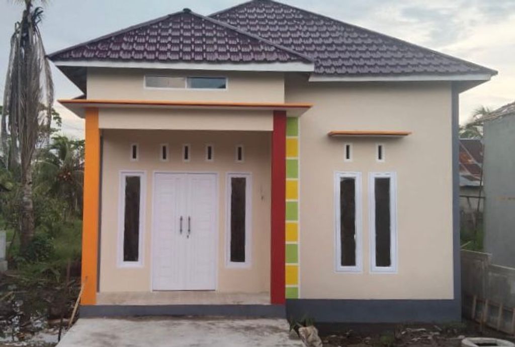 foto tampak rumah tipe 36 perumahan Griya Markaban Permai 2 G-H
