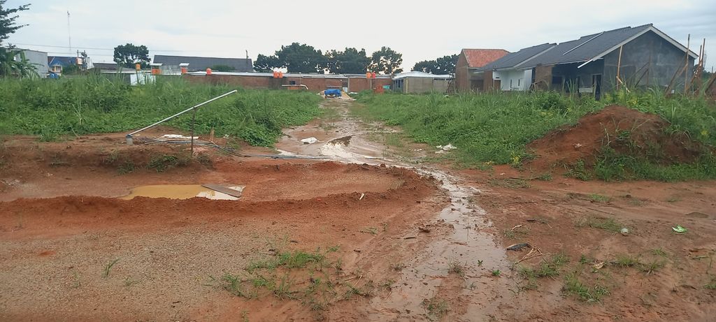 foto posisi tengah perumahan Berkah Residence