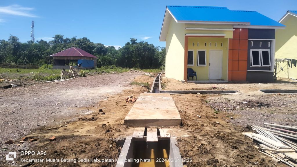 foto tampak rumah tipe SUBSIDI perumahan SANG BUANA RESIDENCE