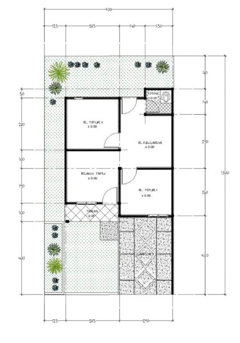 foto denah rumah tipe Subsidi 36 New 173 perumahan GREEN DIRLAND RESIDENCE 2