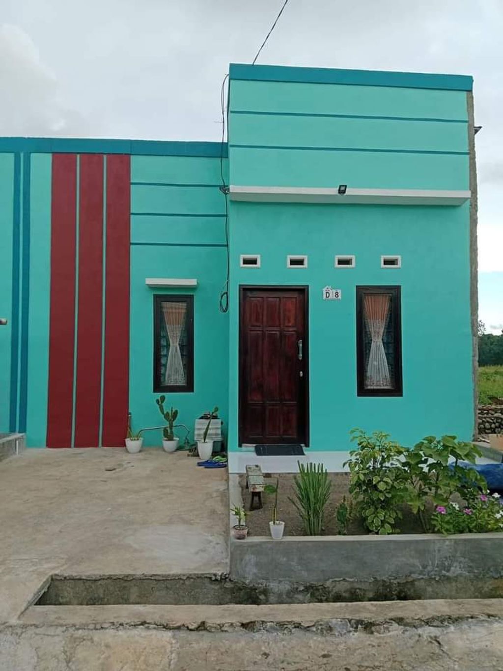 foto tampak rumah tipe 36/72 M2  BLOK D perumahan GREEN CITRA GALESONG (TAHAP 2)