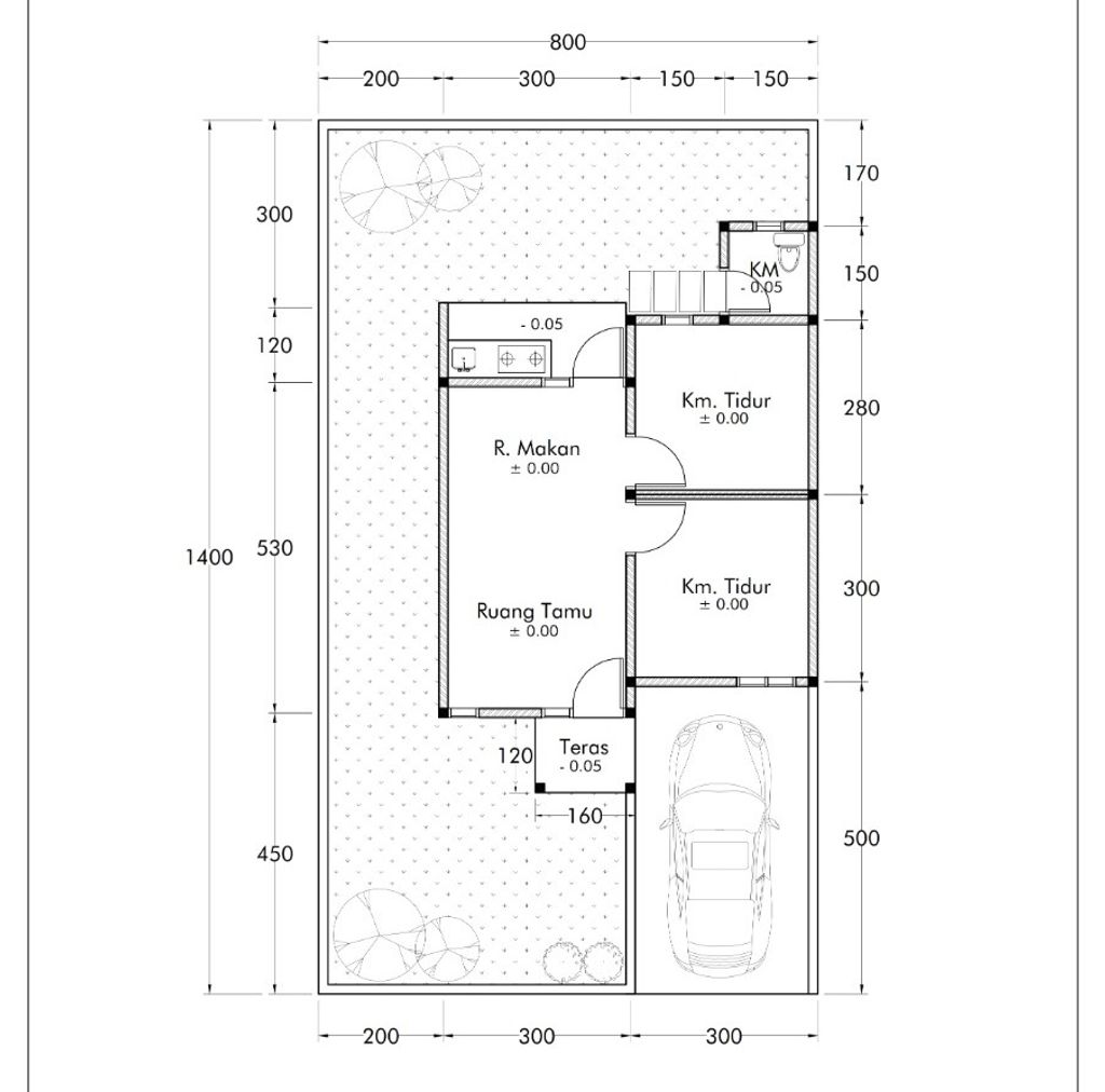 foto denah rumah tipe 38 perumahan Balairiam Residence