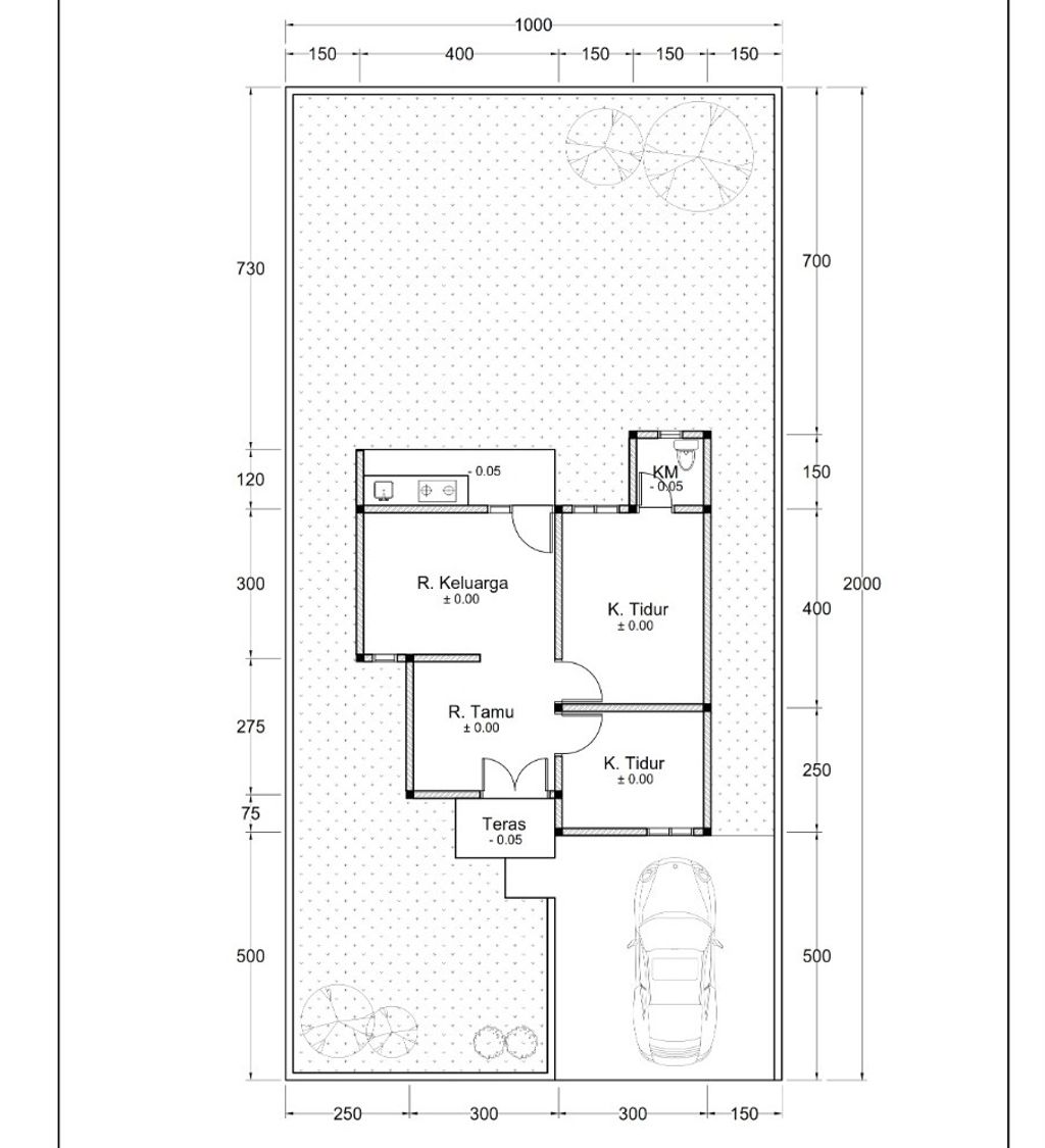 foto denah rumah tipe 45 perumahan Balairiam Residence