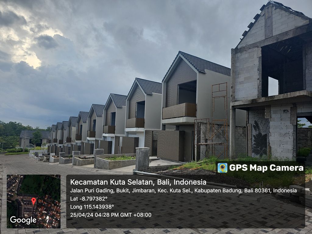 foto posisi tengah perumahan DAMARA VILLAGE JIMBARAN HIJAU