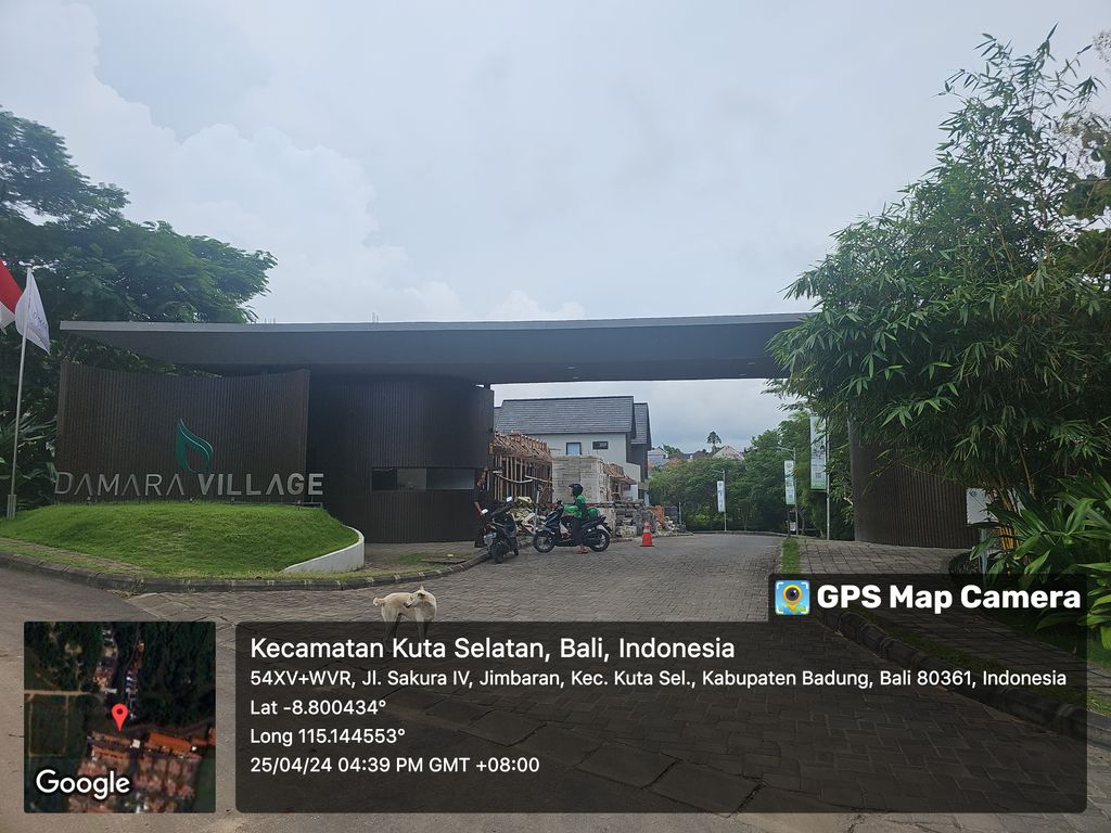 foto gerbang perumahan DAMARA VILLAGE JIMBARAN HIJAU