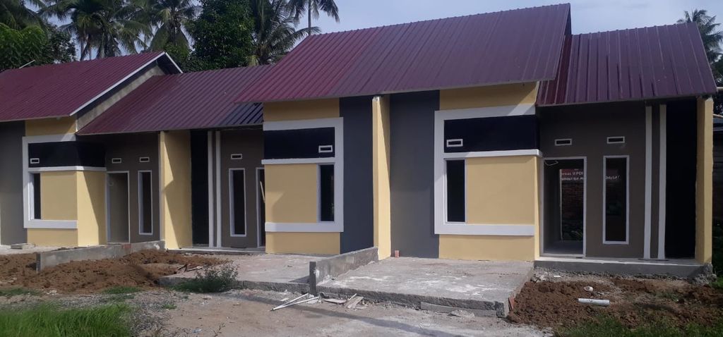 foto tampak rumah tipe 36 perumahan GRAND SULAWESI POLMAN