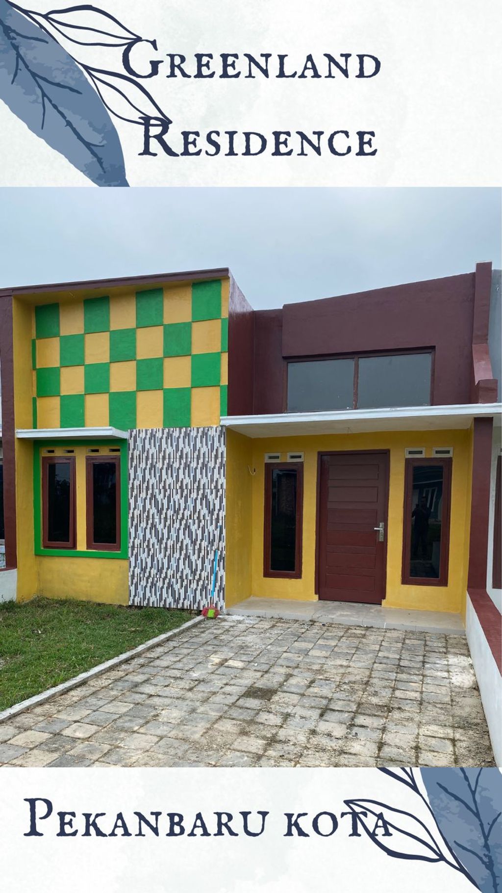 foto tampak rumah tipe 36 perumahan PERUMAHAN GREENLAND RESIDENCE