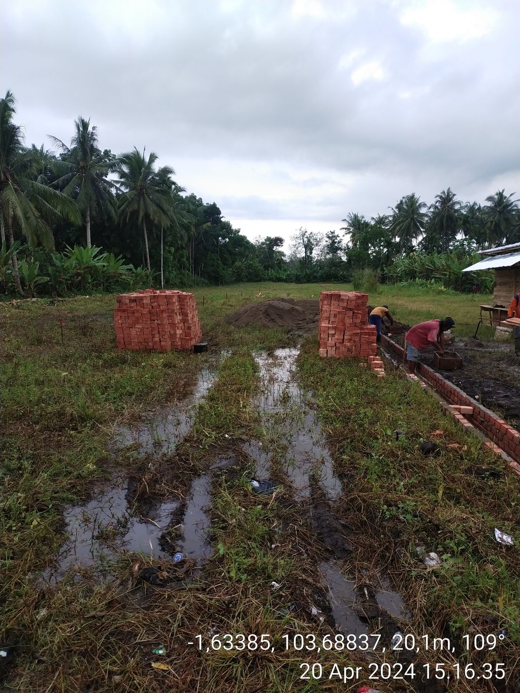 foto posisi tengah perumahan CITRA GARDEN 9 TAHAP 3