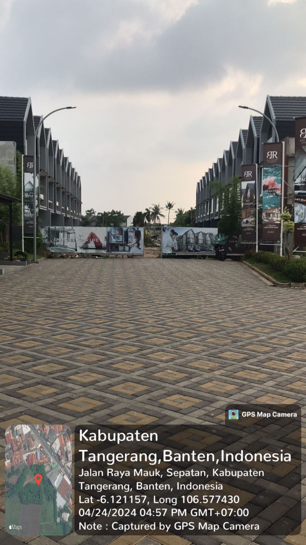 foto posisi tengah perumahan BALI RESORT TANGERANG