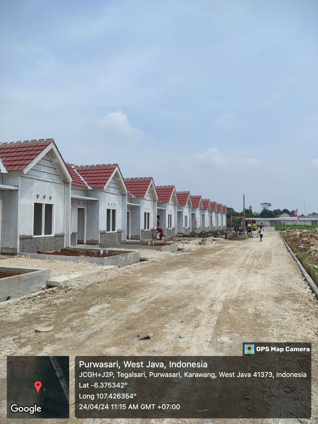foto posisi tengah perumahan Perumahan Amerta Tegalsari