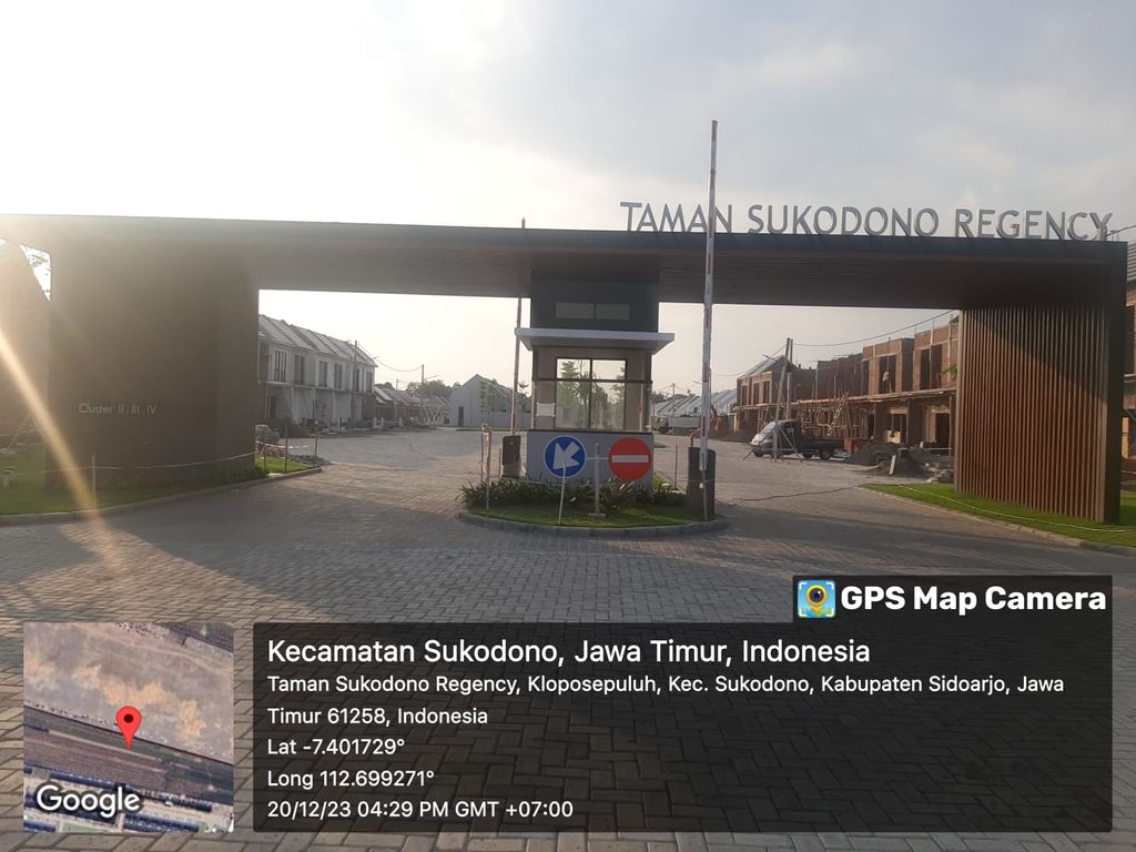 foto gerbang perumahan Taman Sukodono Regency II