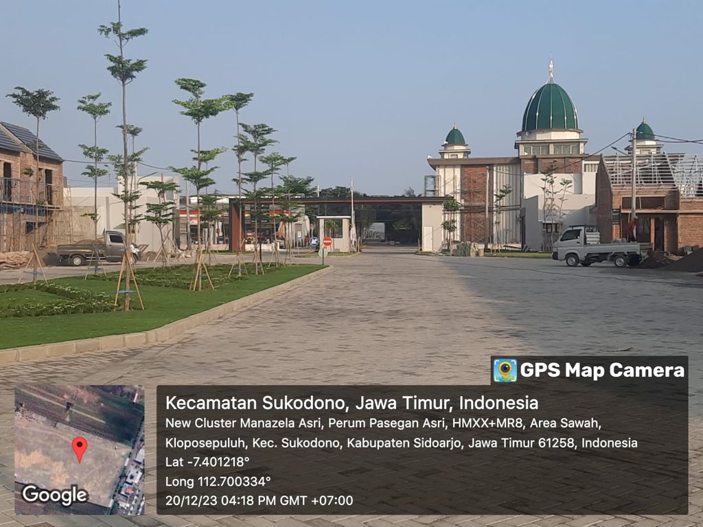 foto posisi tengah perumahan Taman Sukodono Regency II