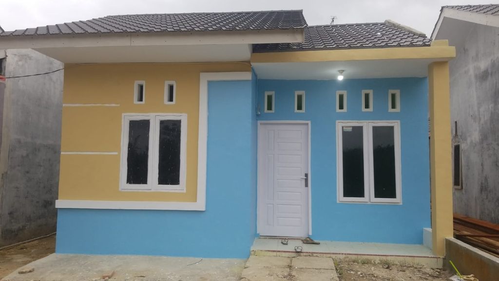 foto tampak rumah tipe 36 perumahan CEMPAKA MAS