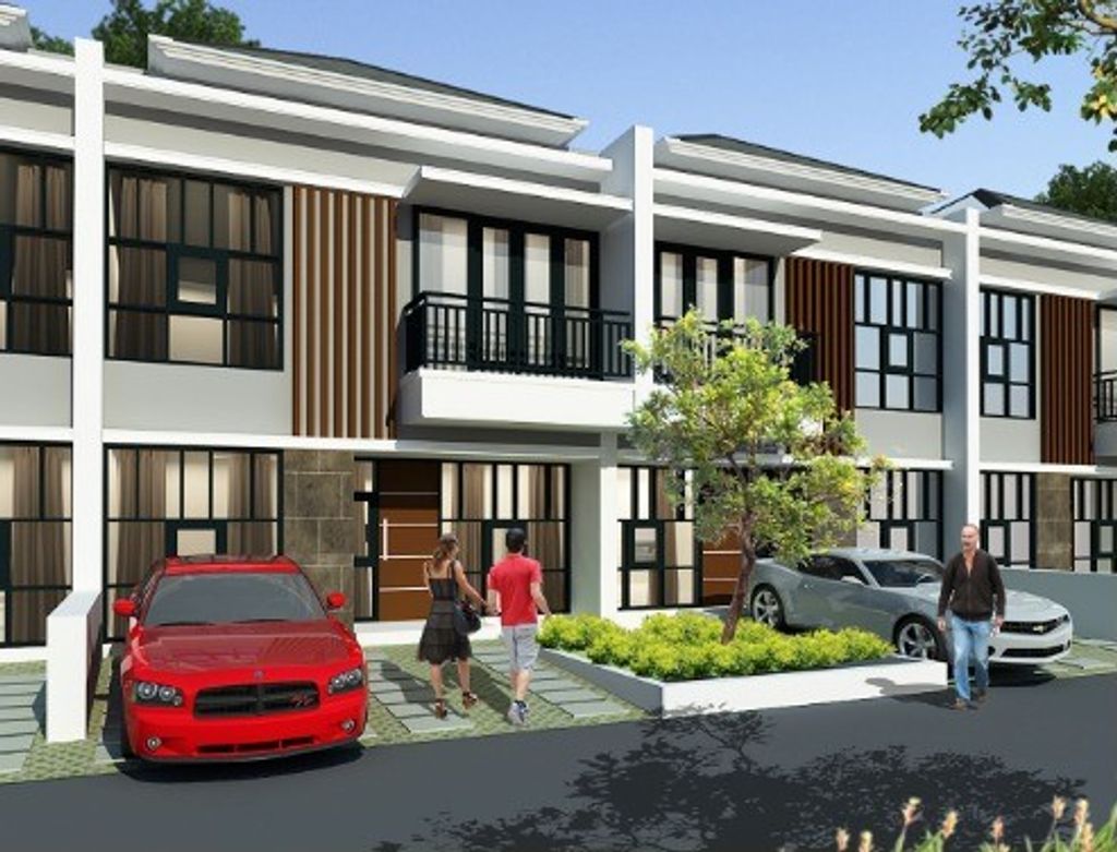 foto tampak rumah tipe 68/105 perumahan Telaga Mas