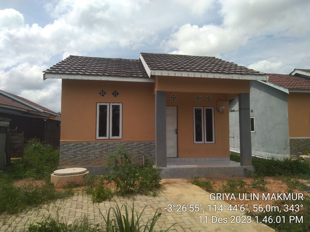 foto tampak rumah tipe 36 perumahan GRIYA ULIN MAKMUR II