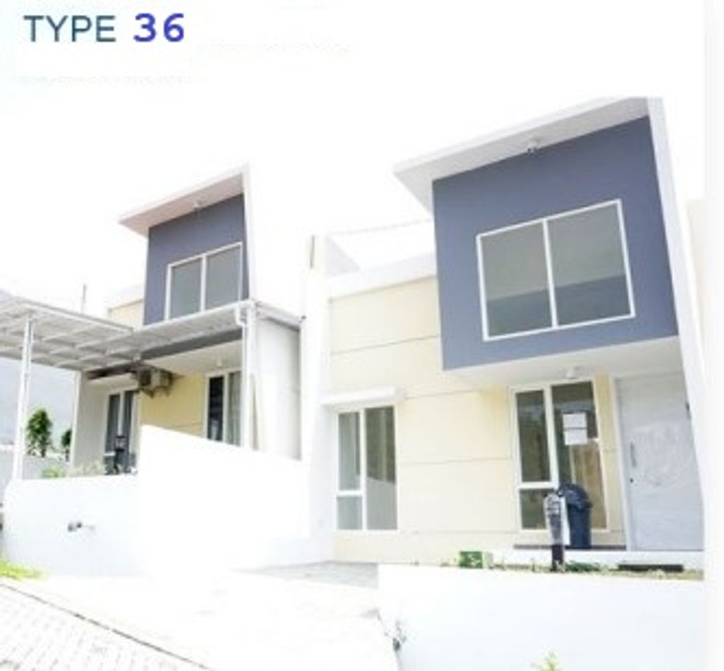 foto tampak rumah tipe 36  SV  BARU perumahan CLUSTER SIRANDA VIEW
