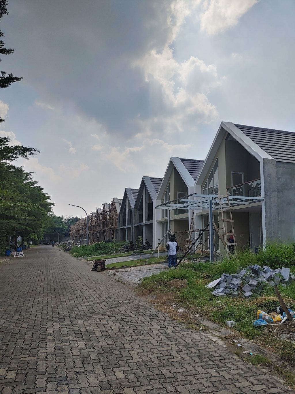 foto posisi tengah perumahan New Lavender