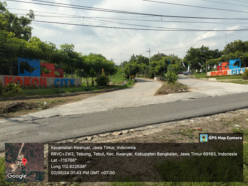 foto gerbang perumahan KOKOH CITY CLUSTER BAWEAN
