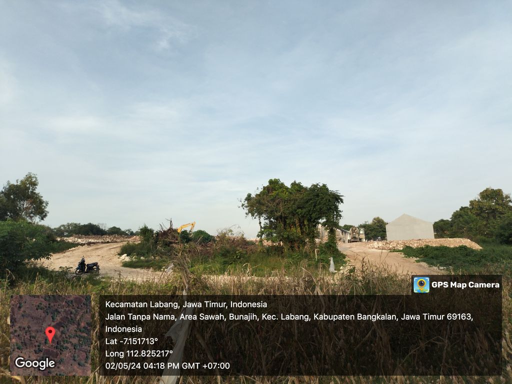 foto posisi tengah perumahan KOKOH CITY CLUSTER BAWEAN