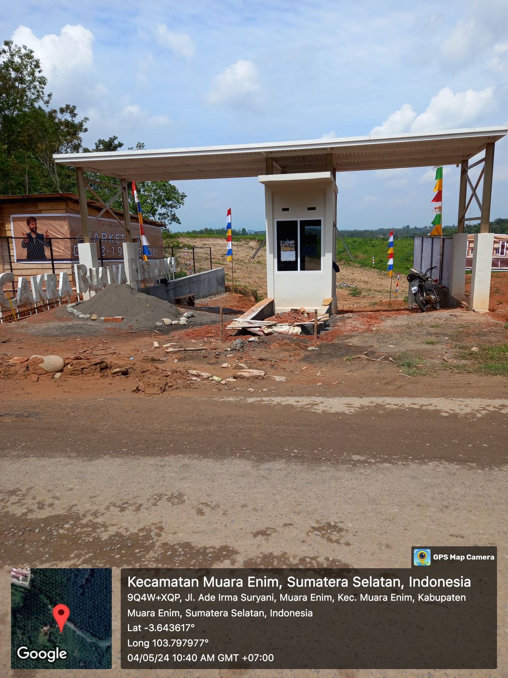 foto gerbang perumahan CAKRA BUANA RESIDENCE