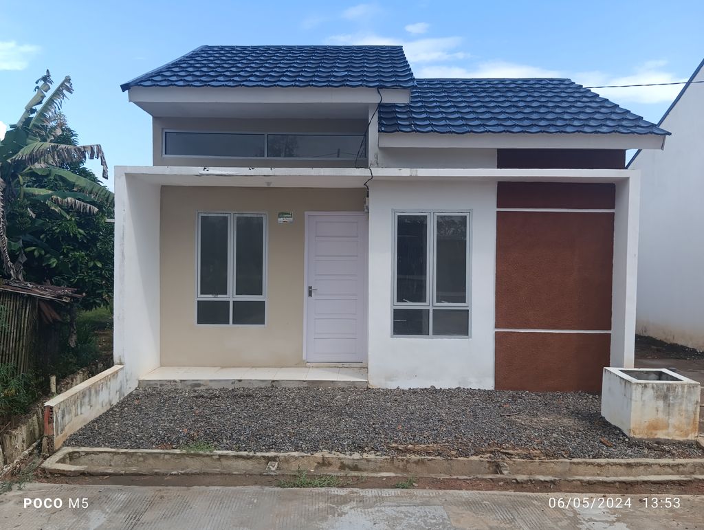 foto tampak rumah tipe 36 perumahan HARMONY HILLS PERLUASAN