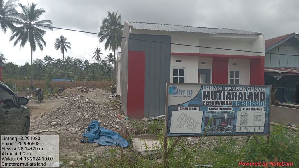 foto gerbang perumahan MUTIARA LAND