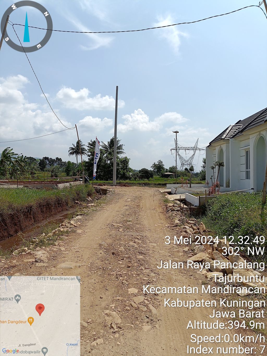 foto posisi tengah perumahan RUMAH NUSANTARA MANDIRANCAN