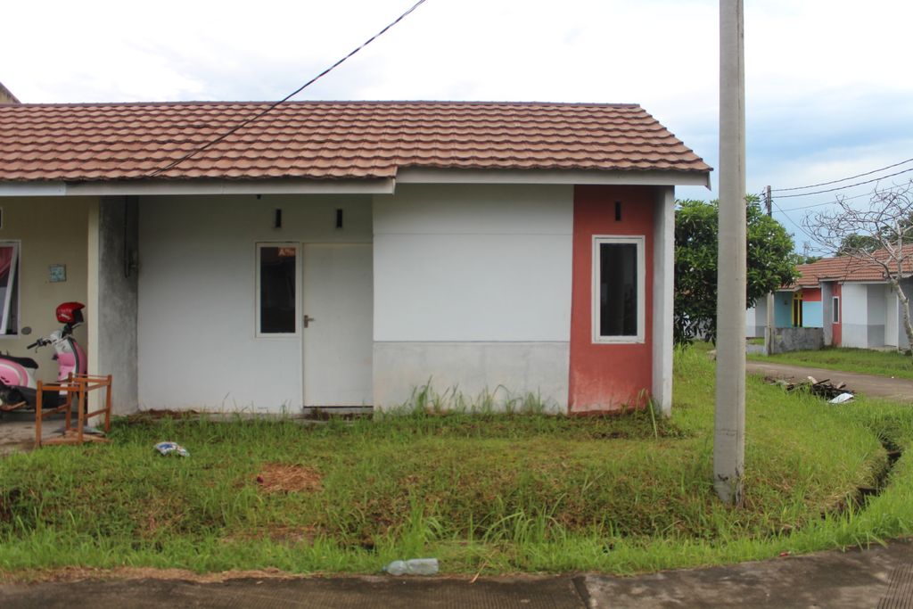 foto tampak rumah tipe Cempaka Sudut A6/11 perumahan CitraRaya City Cluster Bukit Cempaka