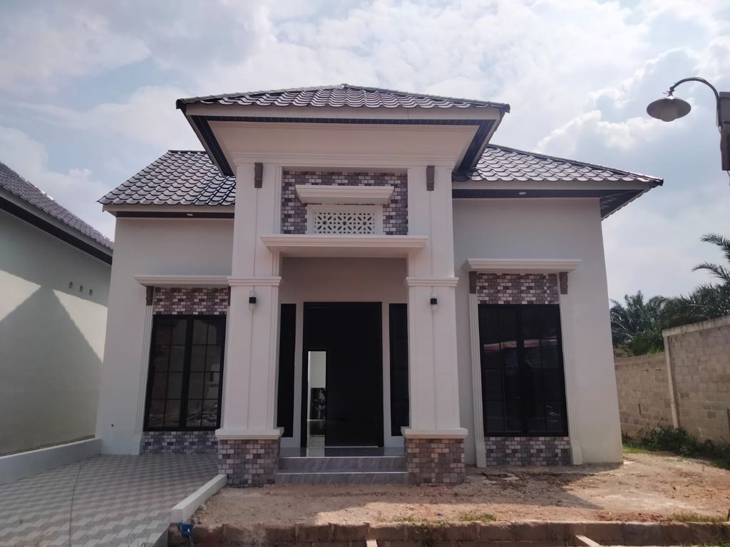 foto tampak rumah tipe 64 ATHENA perumahan SAHARA RESIDENCE 3