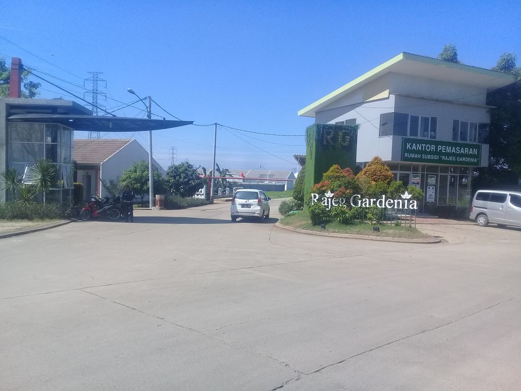 foto gerbang perumahan Rajeg Gardenia Ext
