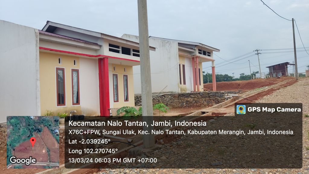 foto posisi tengah perumahan MELANGUN GIGIH BERSAMA (MGB) RESIDENCE