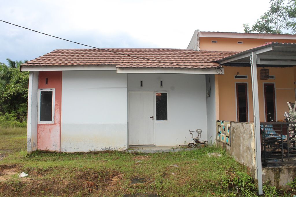 foto tampak rumah tipe Cempaka Sudut A10/18 perumahan CitraRaya City Cluster Bukit Cempaka