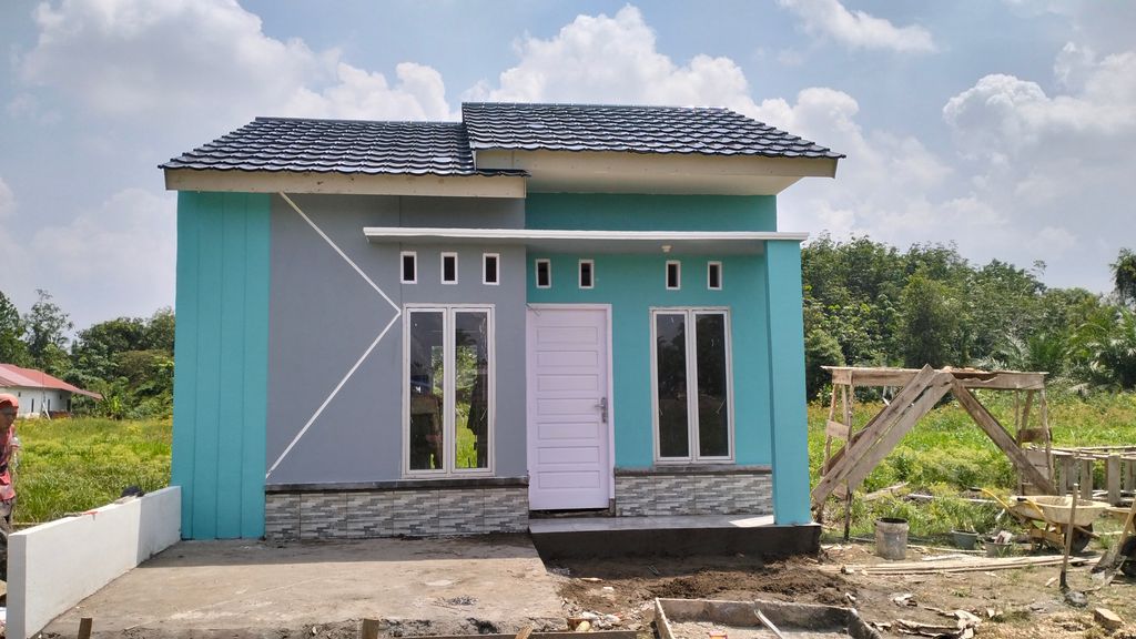 foto denah rumah tipe 36 perumahan PURNAMA RESIDENCE 3 TAHAP 2