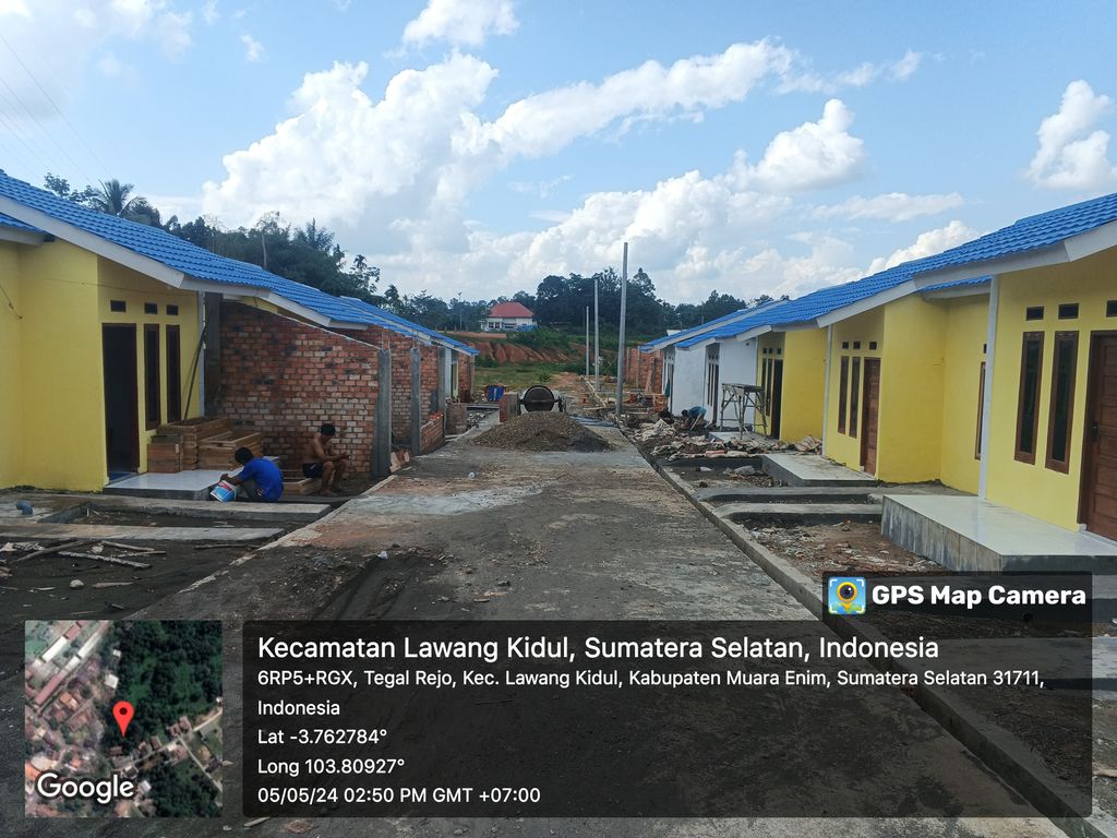 foto posisi tengah perumahan ORY DIVA RESIDENCE 2 TANJUNG ENIM