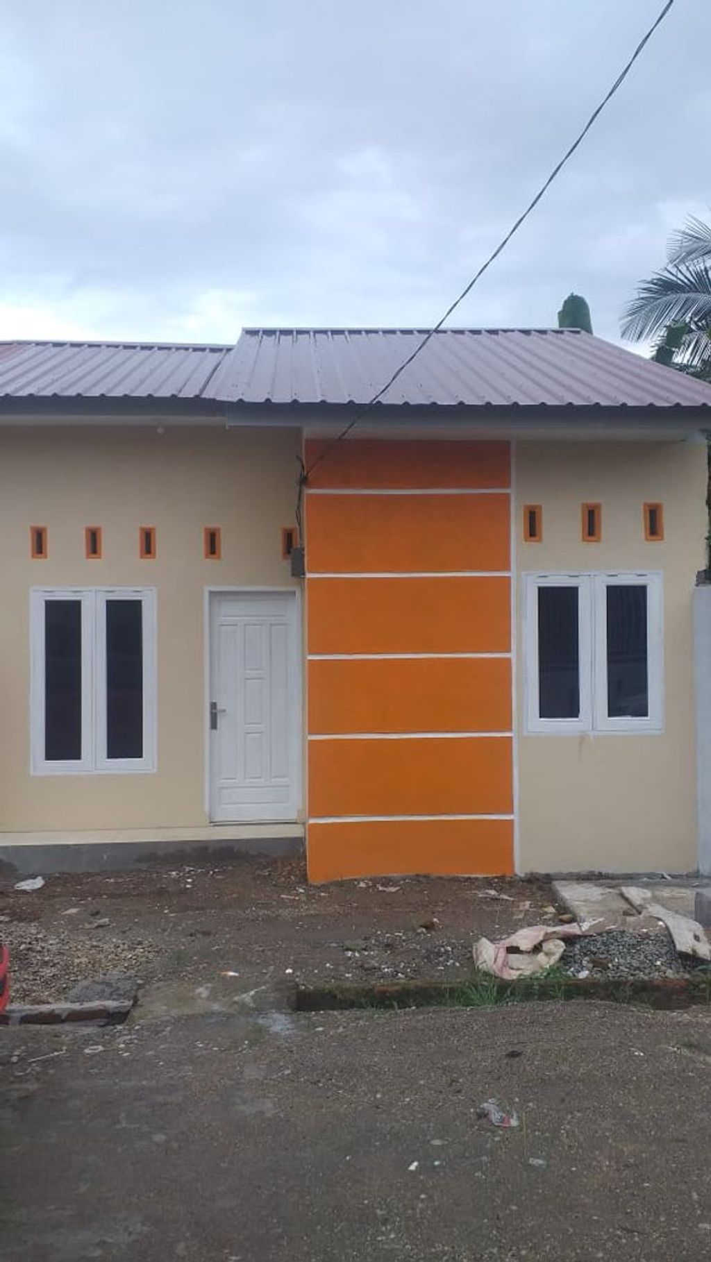 foto tampak rumah tipe 36 subsidi perumahan ZAFIRAH AZZAHRA II PENGEMBANGAN