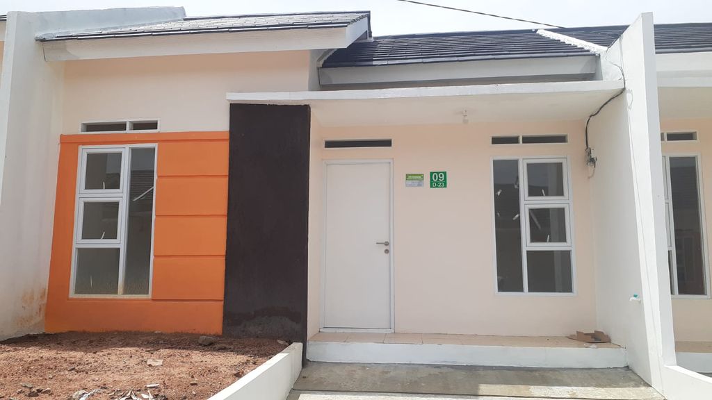 foto tampak rumah tipe 30/60 (subsidi) 2024 perumahan CIRUASLAND TAHAP 2