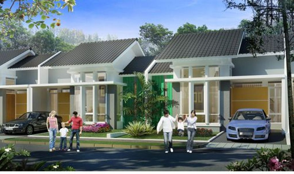 foto tampak rumah tipe Modern 2 2024 perumahan CitraRaya City Cluster Terrace Hill