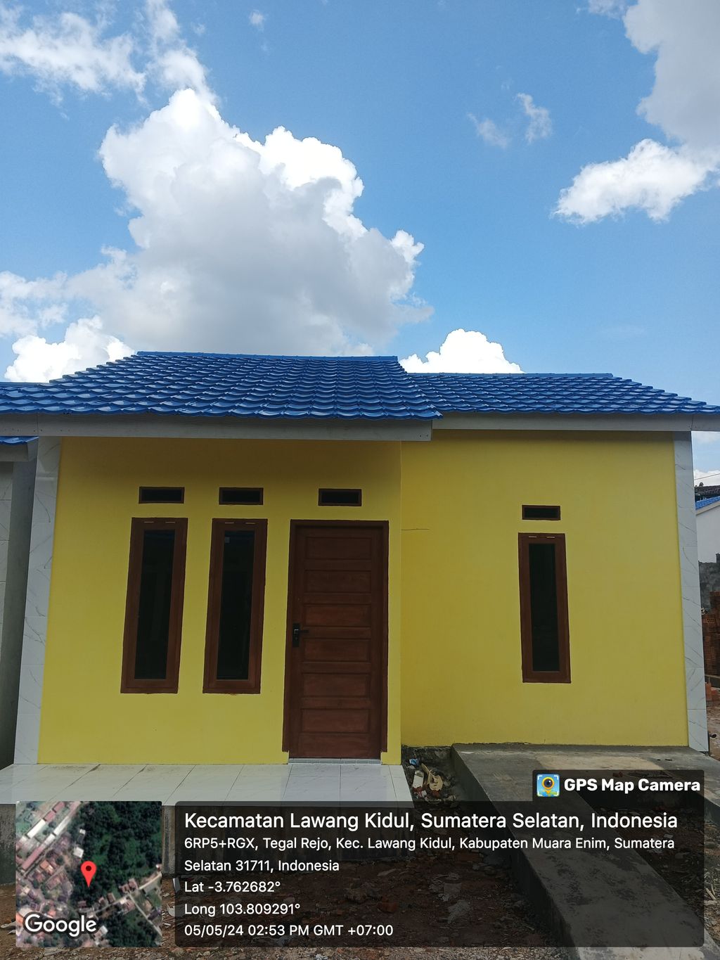 foto tampak rumah tipe 36 perumahan ORY DIVA RESIDENCE 2 TANJUNG ENIM