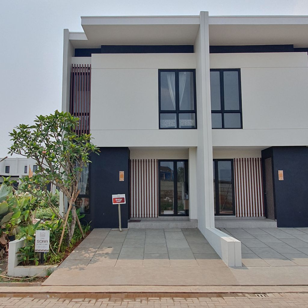 foto tampak rumah tipe SORA PLUS D3 NO. 25 perumahan SUTA KASA