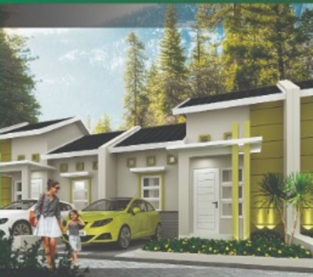 foto tampak rumah tipe 36/72 perumahan COCO GARDEN