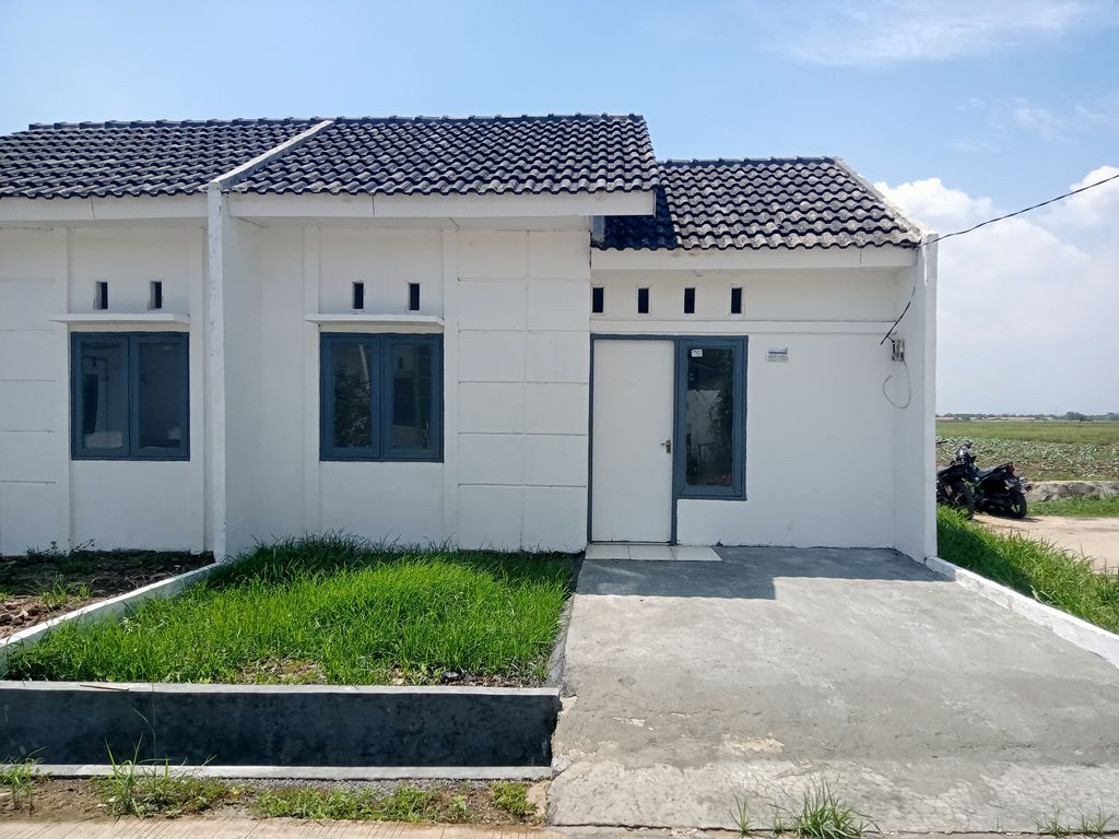 foto tampak rumah tipe SUBSIDI 30/60 perumahan CENDANA RESIDENCE