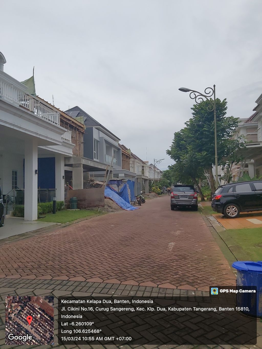 foto posisi tengah perumahan MENTENG VILLAGE