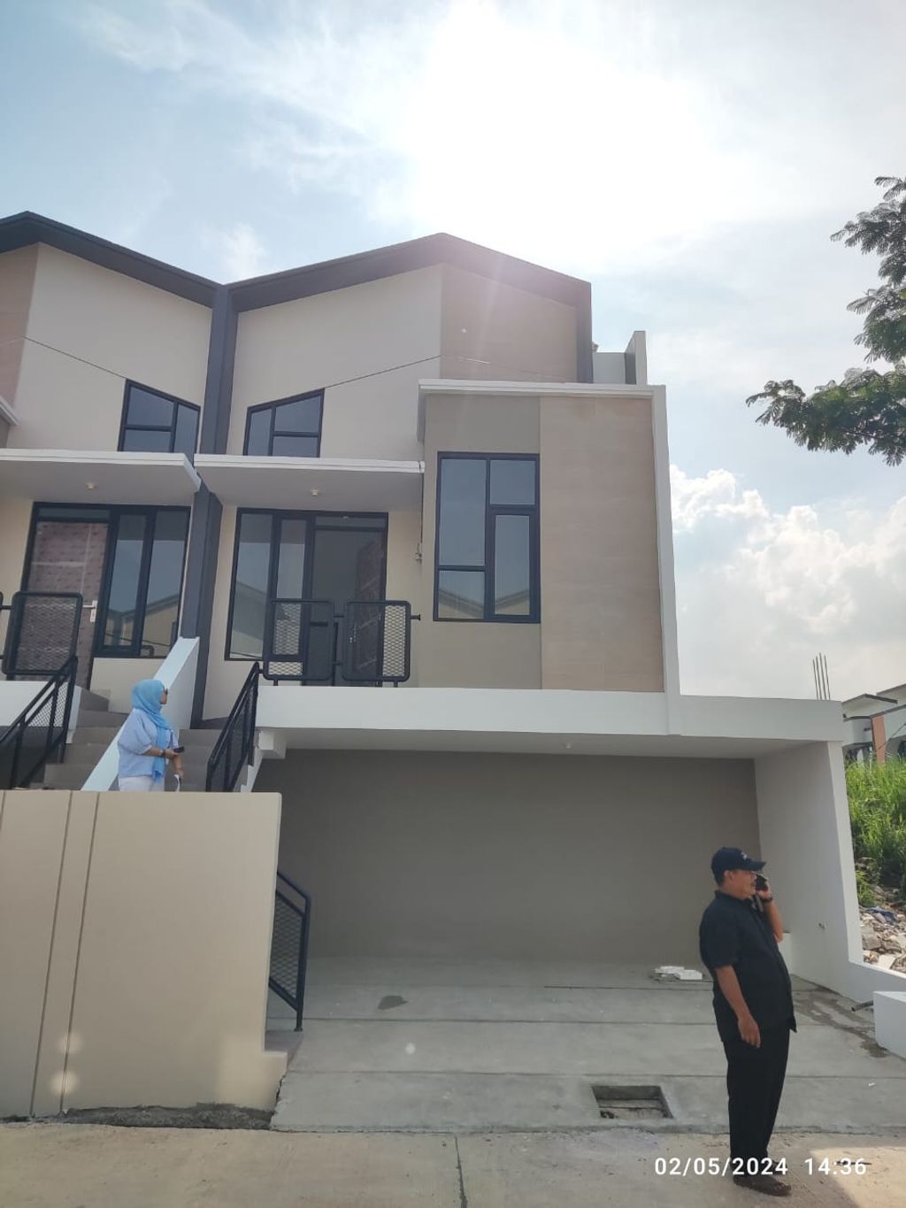 foto tampak rumah tipe 39 High Ceiling 3 KT (500) perumahan G-Land Katapang Residence 1