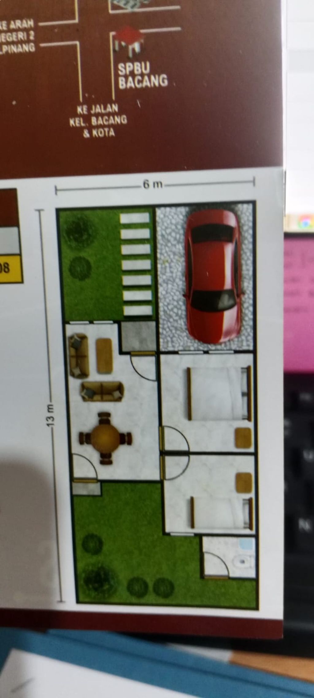 foto denah rumah tipe 36 perumahan NILAM PERMATA RESIDENCE 2