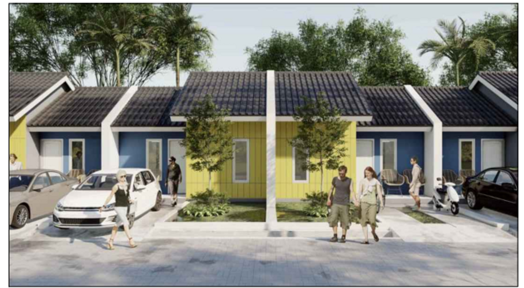 foto tampak rumah tipe 36/60 Subsidi perumahan GRAND DAWUAN CITY