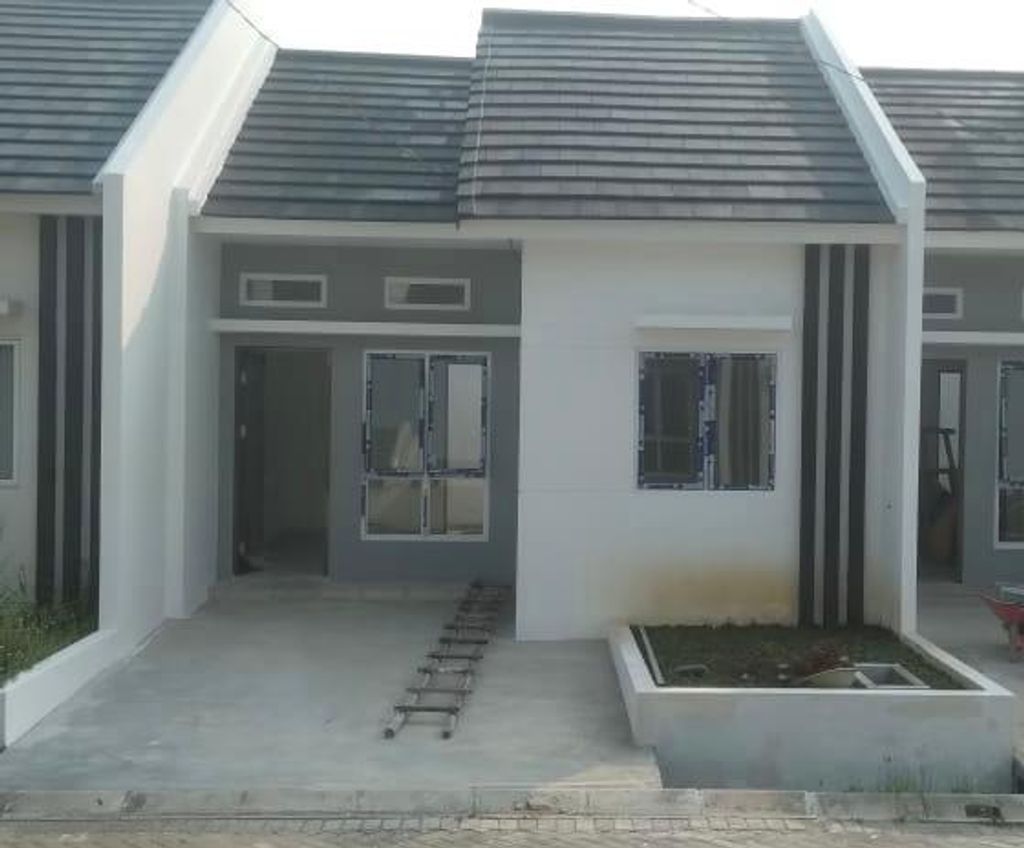 foto tampak rumah tipe A Blok G16 perumahan Graha Mirai