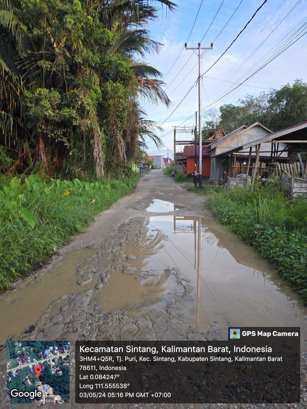 foto posisi tengah perumahan ALAM INDAH JERORA