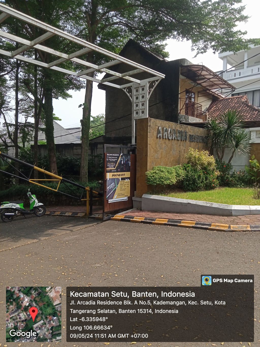 foto gerbang perumahan KO ARCADIA RESIDENCE